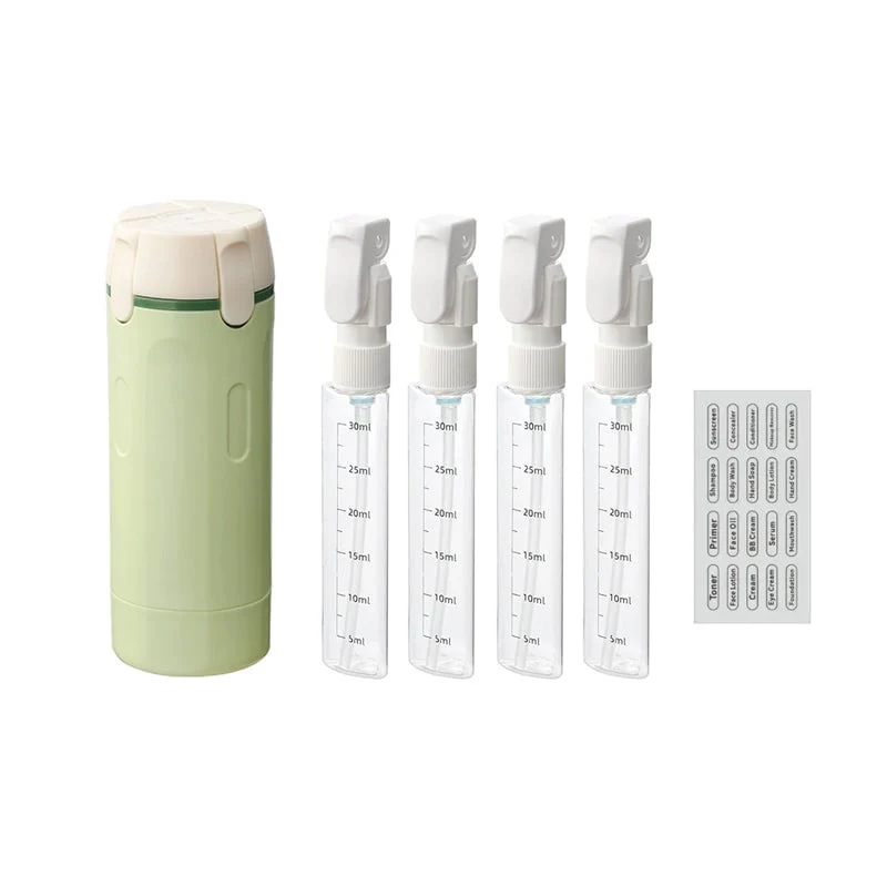 4-in-1 Leakproof Rotatable Travel Dispenser Set - Image 12