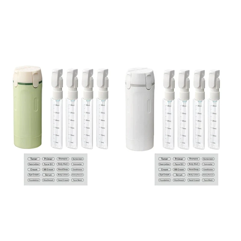 4-in-1 Leakproof Rotatable Travel Dispenser Set - Image 14
