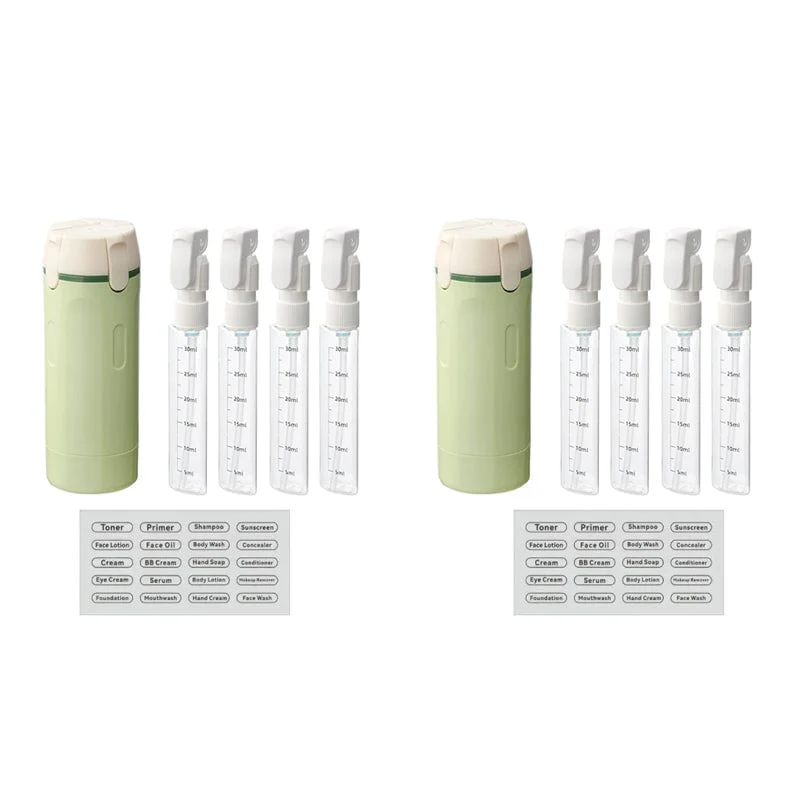 4-in-1 Leakproof Rotatable Travel Dispenser Set - Image 15