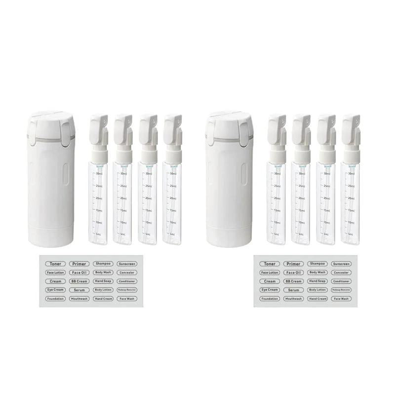 4-in-1 Leakproof Rotatable Travel Dispenser Set - Image 16