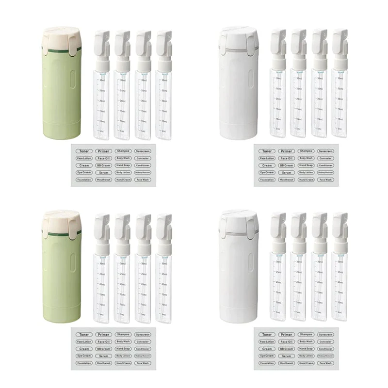 4-in-1 Leakproof Rotatable Travel Dispenser Set - Image 17