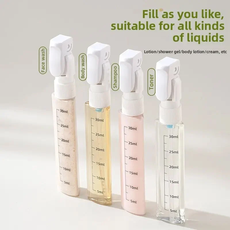 4-in-1 Leakproof Rotatable Travel Dispenser Set - Image 9