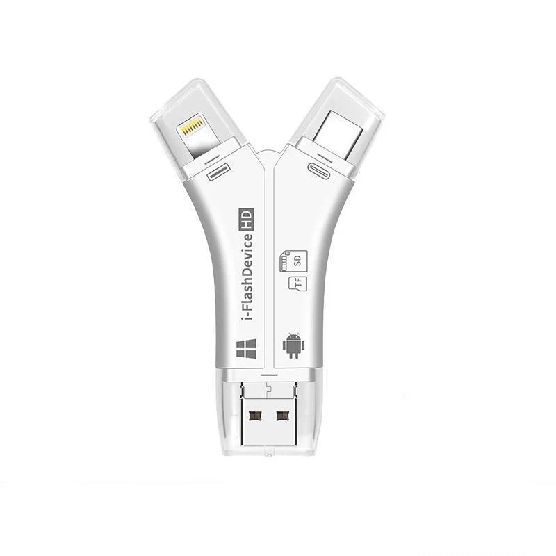 4-in-1 Portable Memory Card Reader For Phones - Image 10