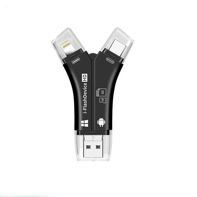 4-in-1 Portable Memory Card Reader For Phones - Image 12