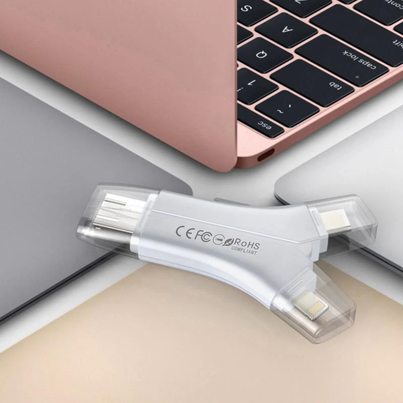 4-in-1 Portable Memory Card Reader For Phones - Image 8