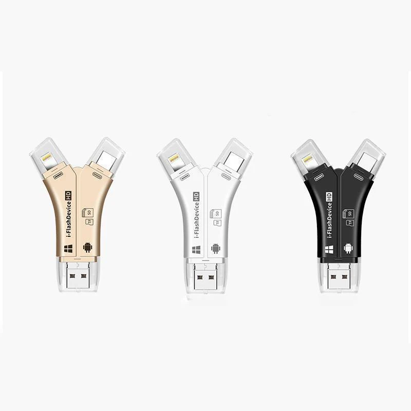 4-in-1 Portable Memory Card Reader For Phones - Image 9