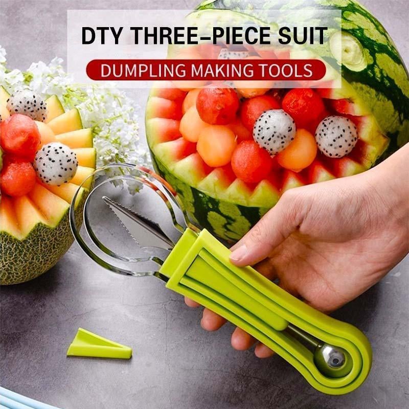4 in 1 Stainless Steel Fruit Tool Set - Image 3