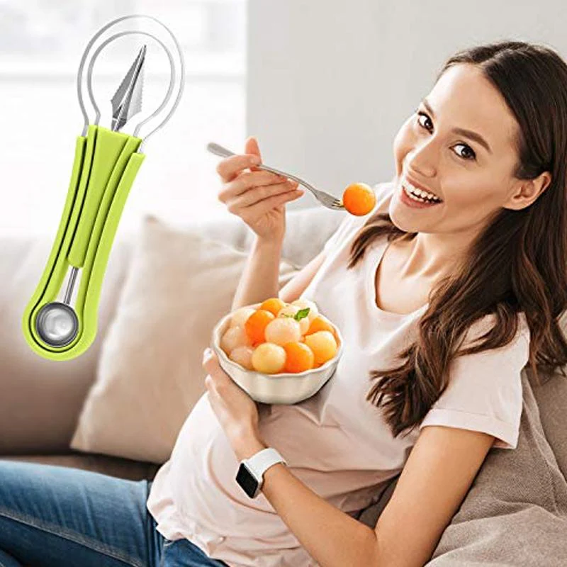 4 in 1 Stainless Steel Fruit Tool Set - Image 6