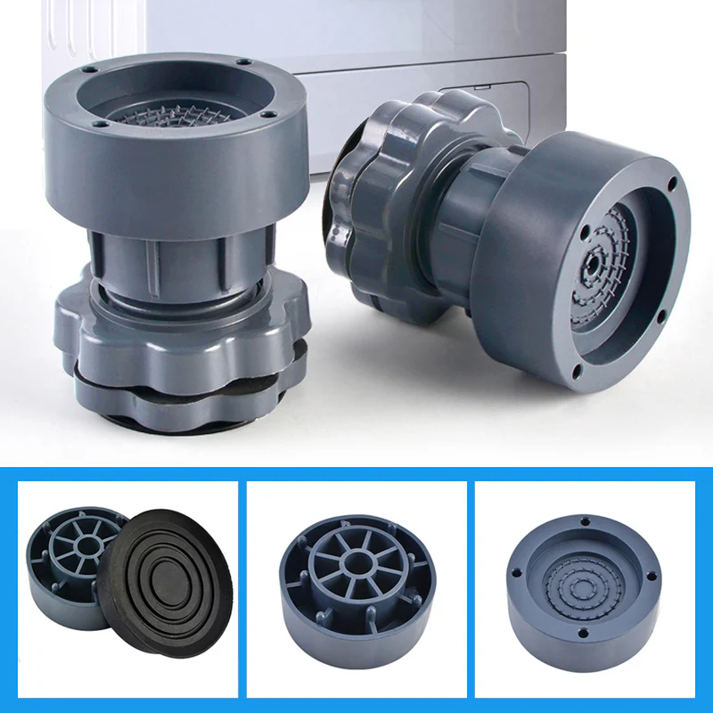 4 Pcs Adjustable Height Washing Machine Support - Image 6