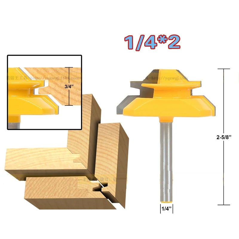 45 Degree Lock Miter Router Bits - Image 9