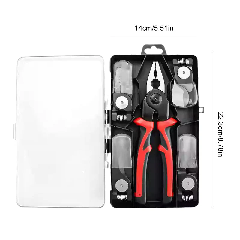 5 in 1 All Purpose Versatile Heavy Duty Tool Kit - Image 12