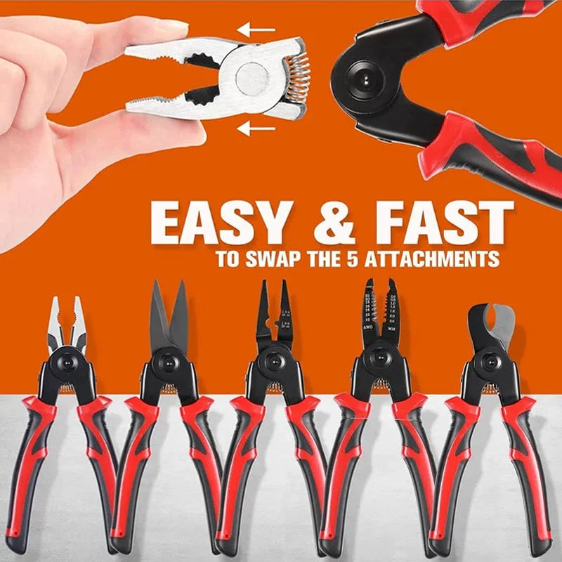 5 in 1 All Purpose Versatile Heavy Duty Tool Kit - Image 3
