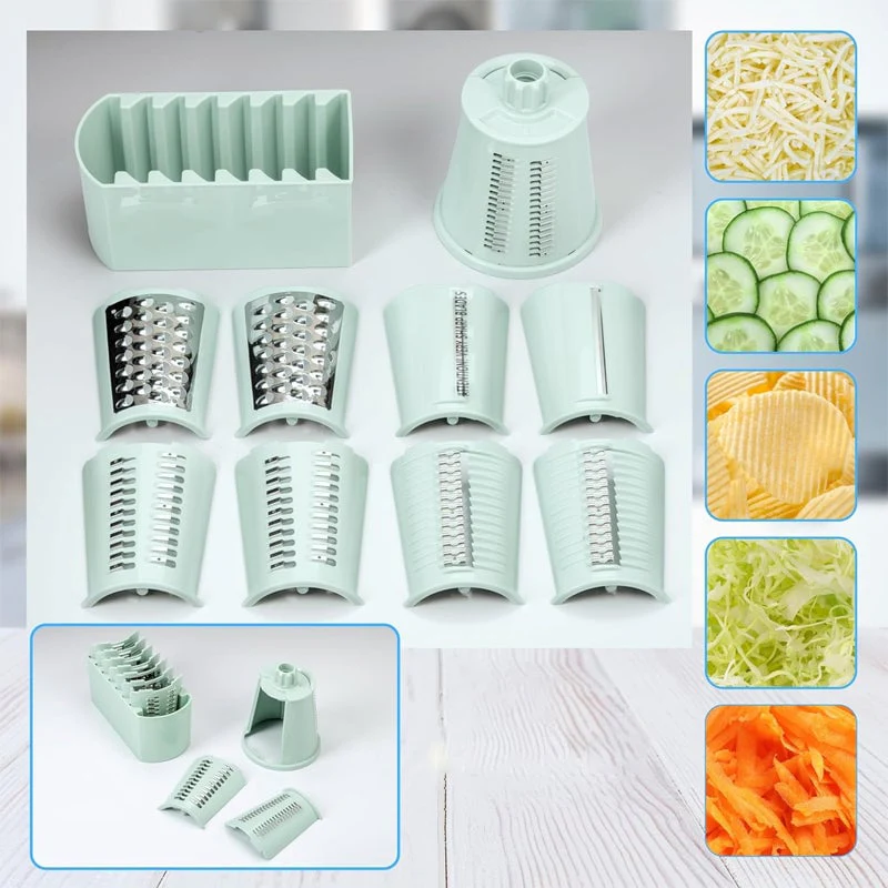 5 in 1 Cheese Vegetable Grater with Handle - Image 3