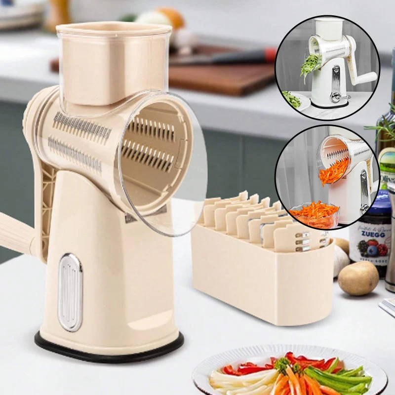 5 in 1 Cheese Vegetable Grater with Handle - Image 5