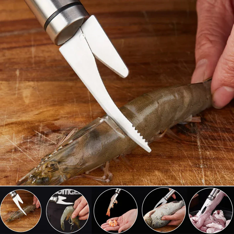 5 in 1 Multifunctional Shrimp Line Fish Maw Knife - Image 11