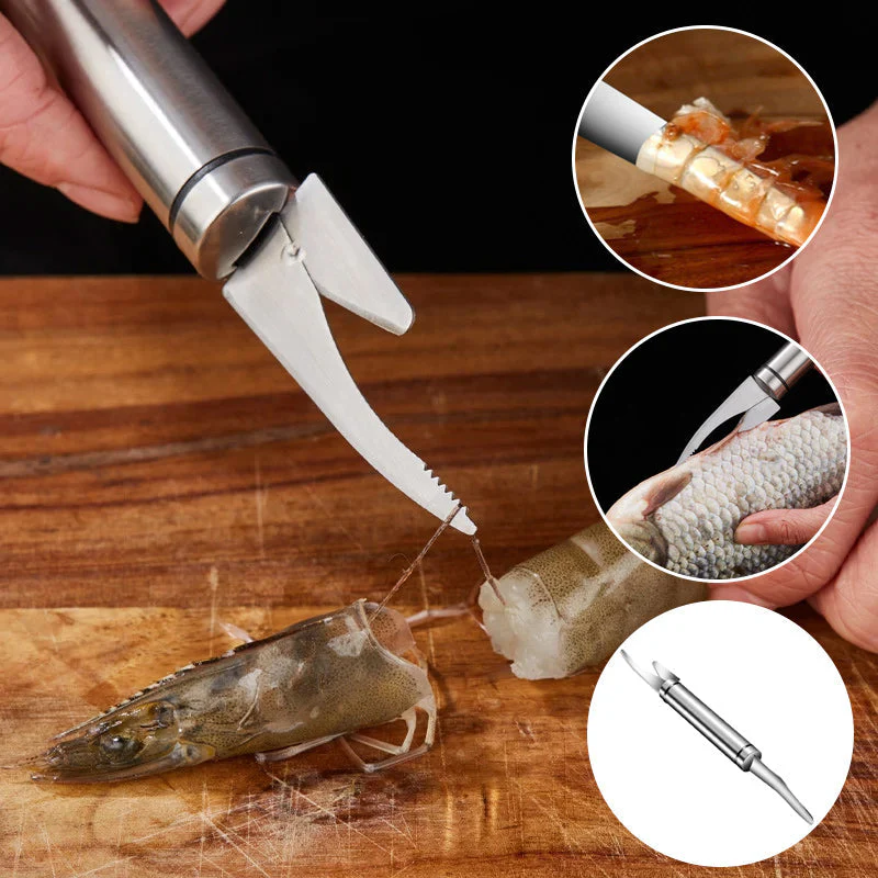 5 in 1 Multifunctional Shrimp Line Fish Maw Knife - Image 2