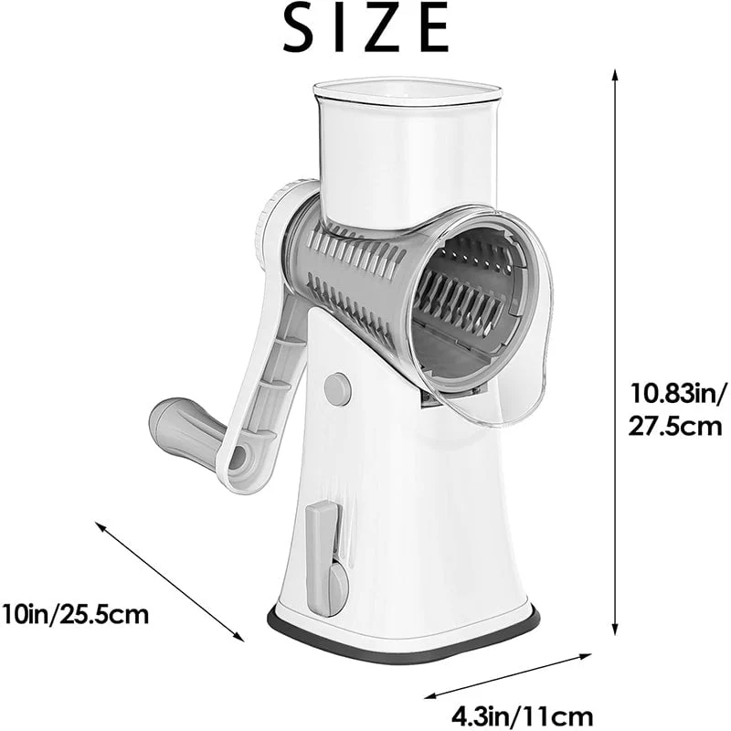 5 in 1 Rotary Cheese Grater Shredder - Image 10