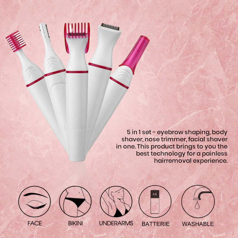 5 In 1 Women Hair Removal Shaver - Image 4