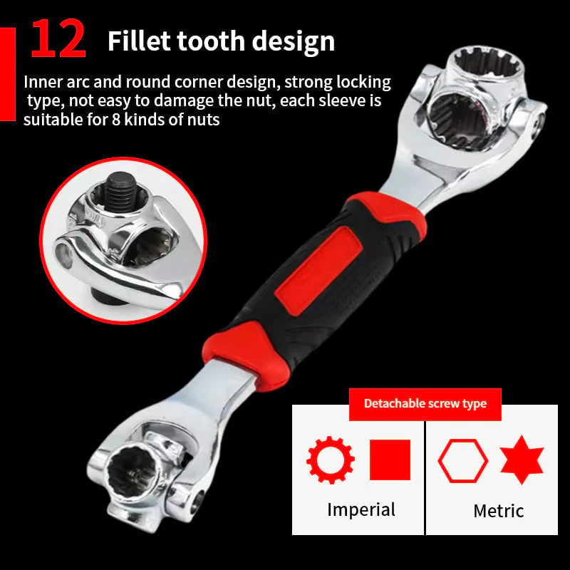 52 in 1 Universal Socket Spanner Wrench - Image 8