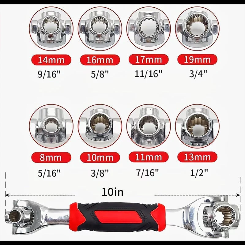 52 in 1 Universal Socket Spanner Wrench - Image 9