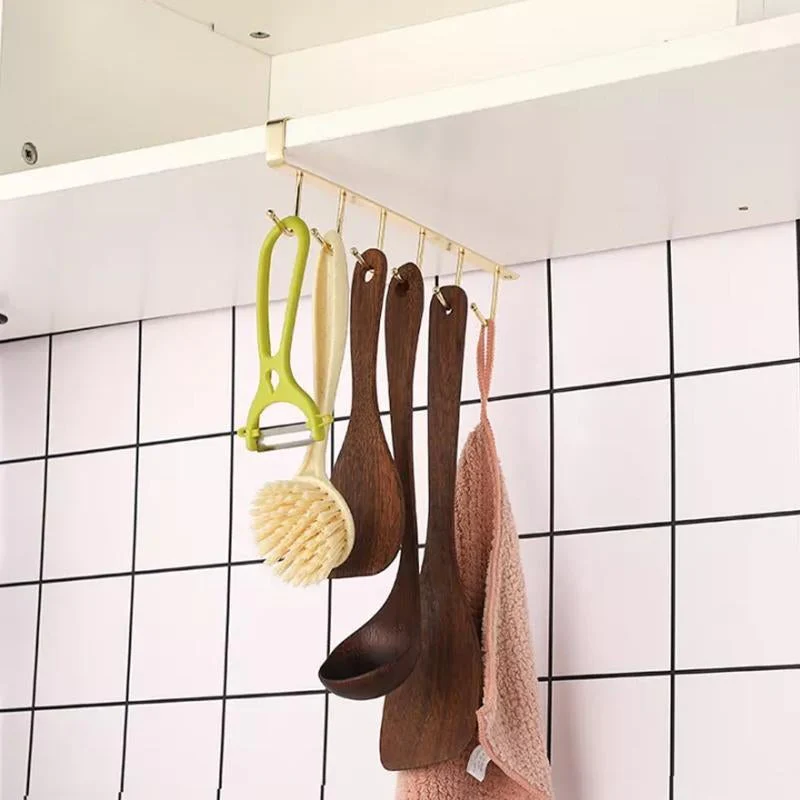6 Hooks Under-Cabinet Hanger Rack - Image 10