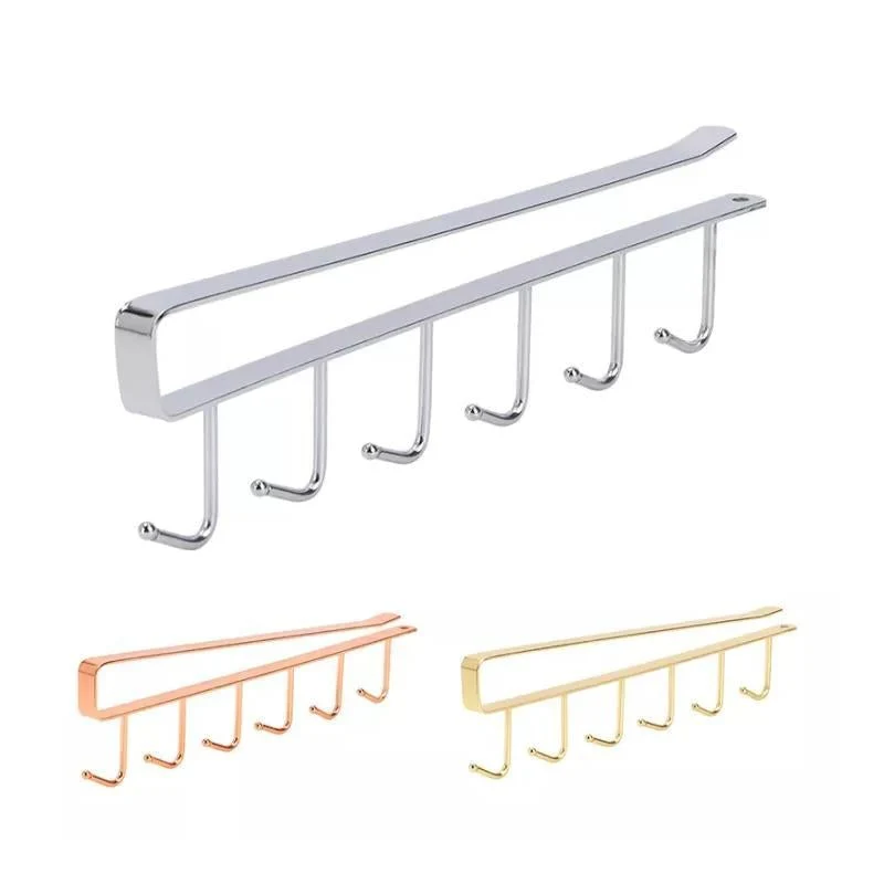 6 Hooks Under-Cabinet Hanger Rack - Image 13