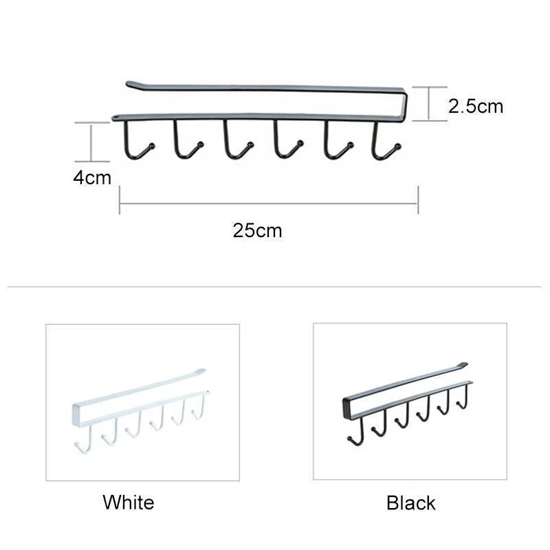 6 Hooks Under-Cabinet Hanger Rack - Image 5