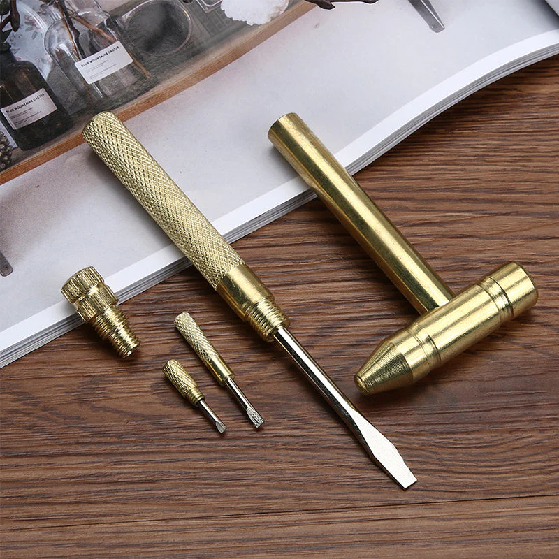 6 in1 Micro Mini Multifunction Copper Hammer - Image 7