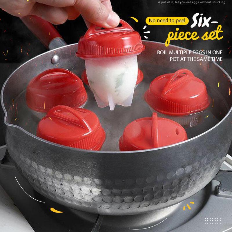 6 Pcs Hard Boiled Egg Cooker - Image 4