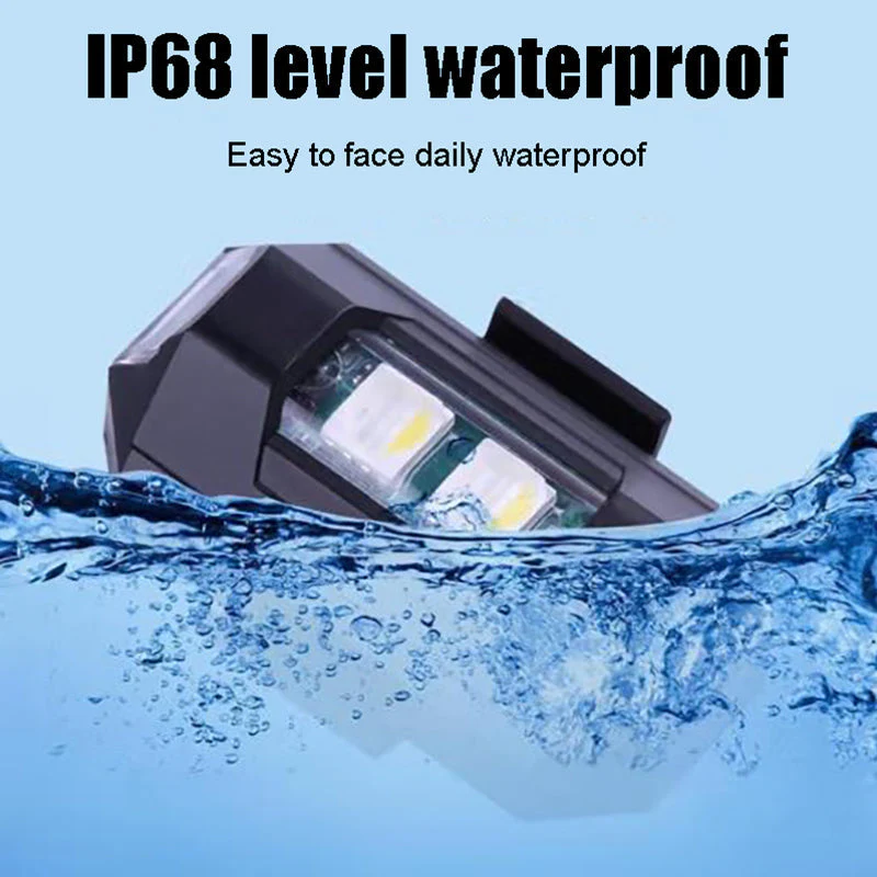 7 Colour LED Aircraft Strobe Light with USB Charging - Image 2