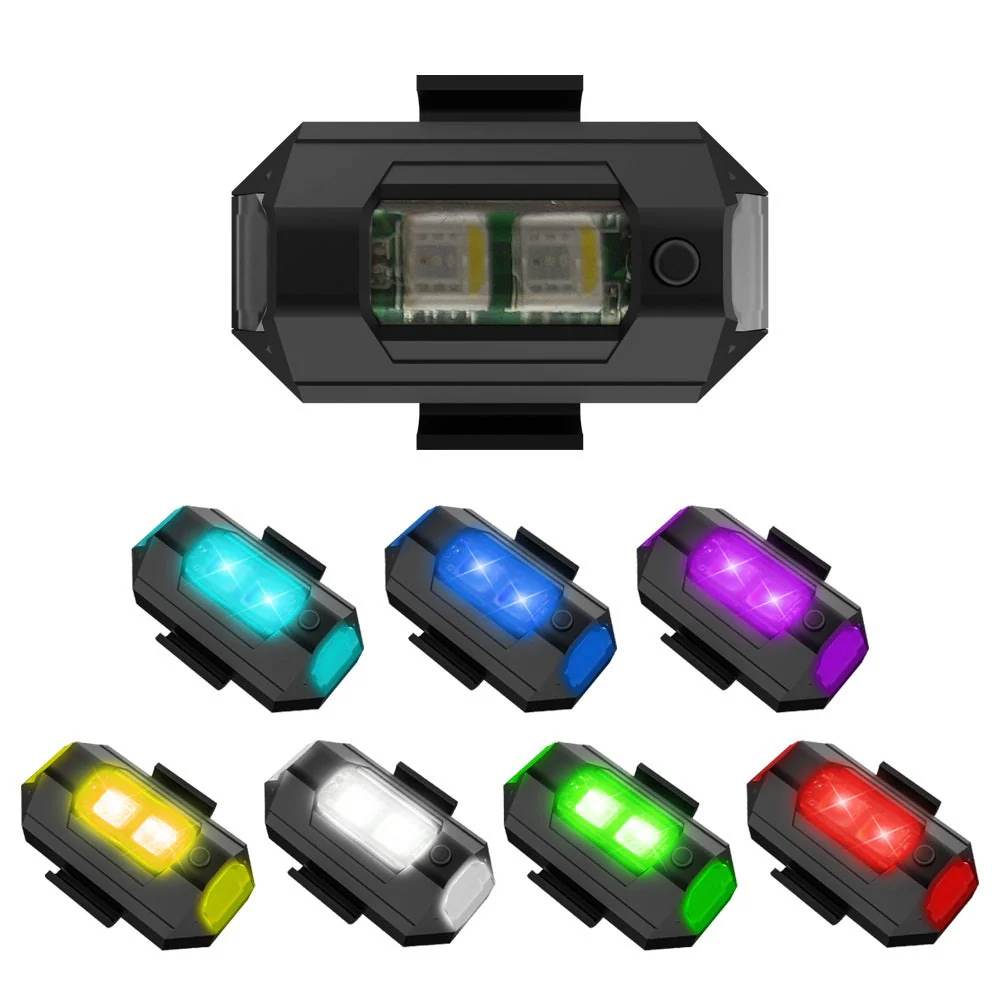 7 Colour LED Aircraft Strobe Light with USB Charging - Image 5