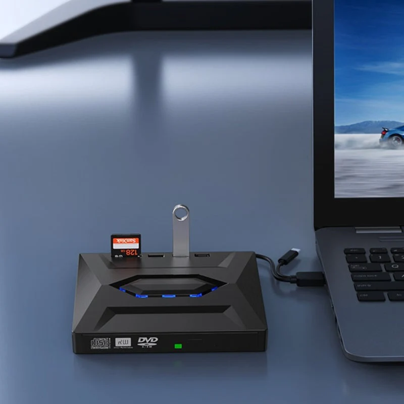 7-in-1 External USB DVD Drive & Blu-ray Player - Image 10