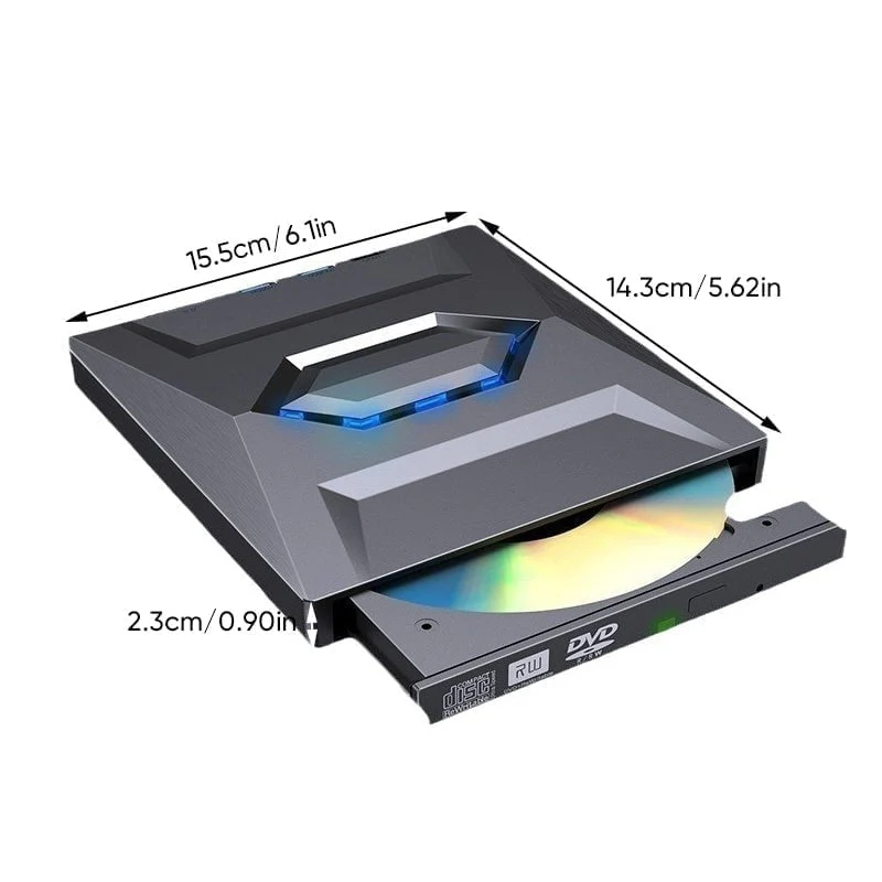 7-in-1 External USB DVD Drive & Blu-ray Player - Image 12