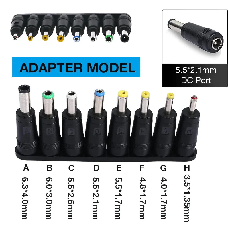 8-In-1 Universal DC Power Adapter - Image 7