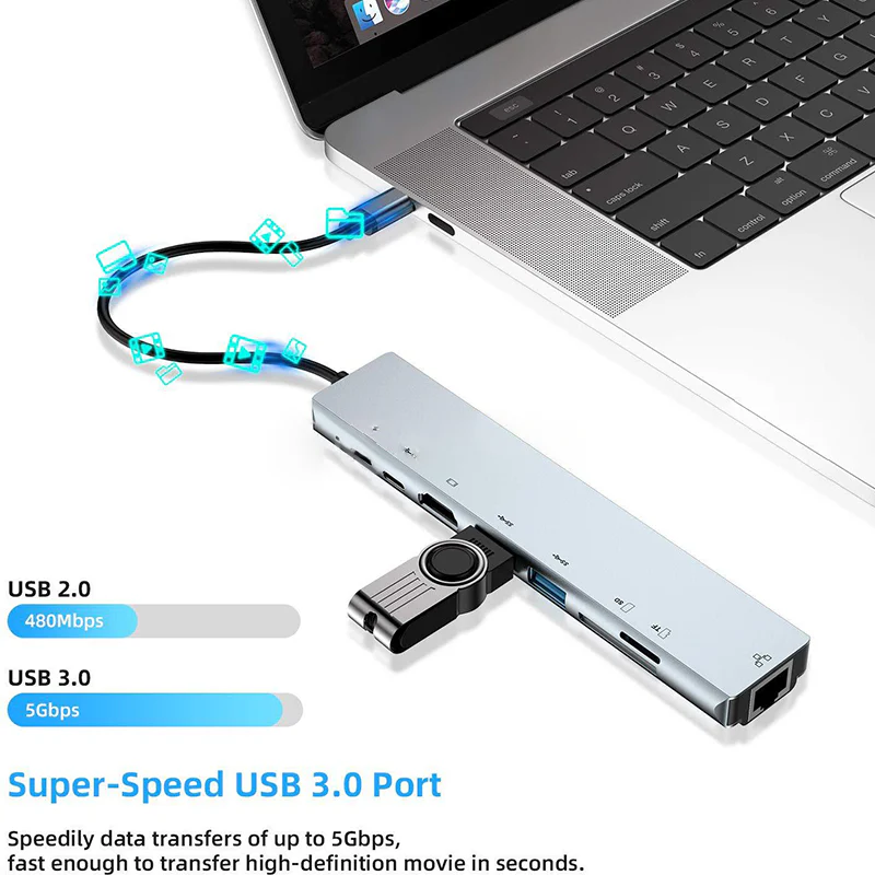 8 In 1 Universal Docking Station - Image 5