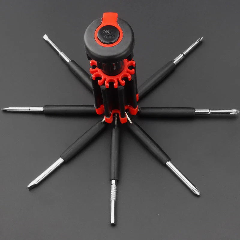 8 Screwdrivers in 1 Tool with Worklight and Flashlight - Image 5