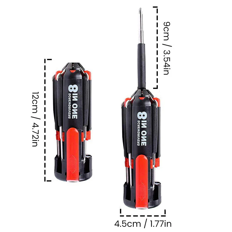 8 Screwdrivers in 1 Tool with Worklight and Flashlight - Image 8