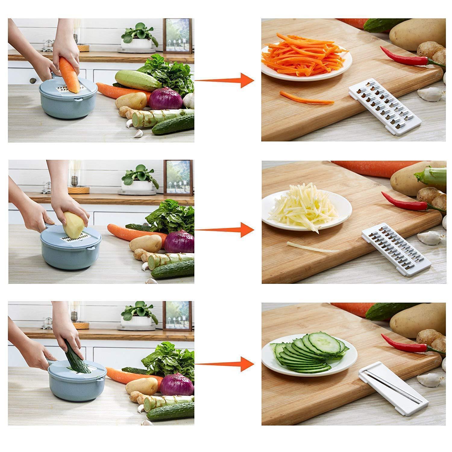 9 Sets Multi-Function Vegetable Slicer - Image 7