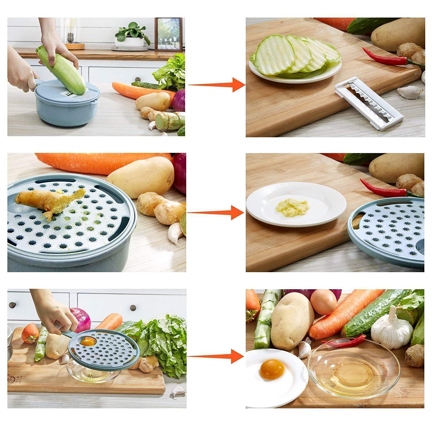 9 Sets Multi-Function Vegetable Slicer - Image 8