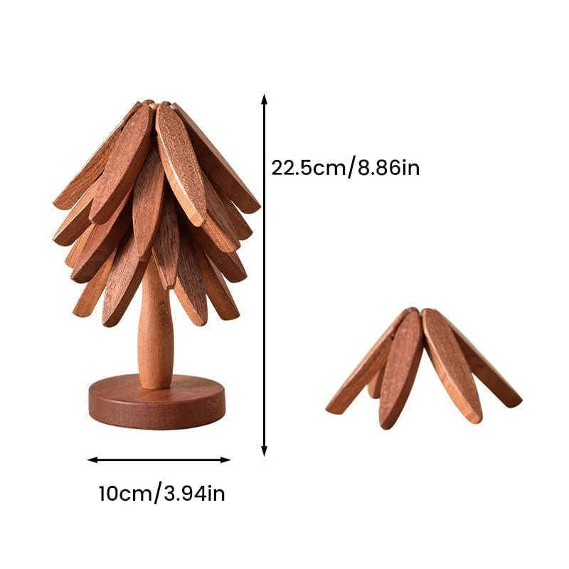 A tree Solid Wood Insulation Placemat - Image 18