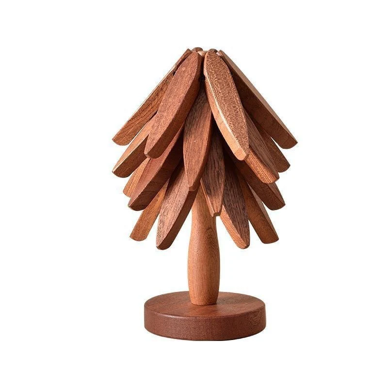 A tree Solid Wood Insulation Placemat - Image 19