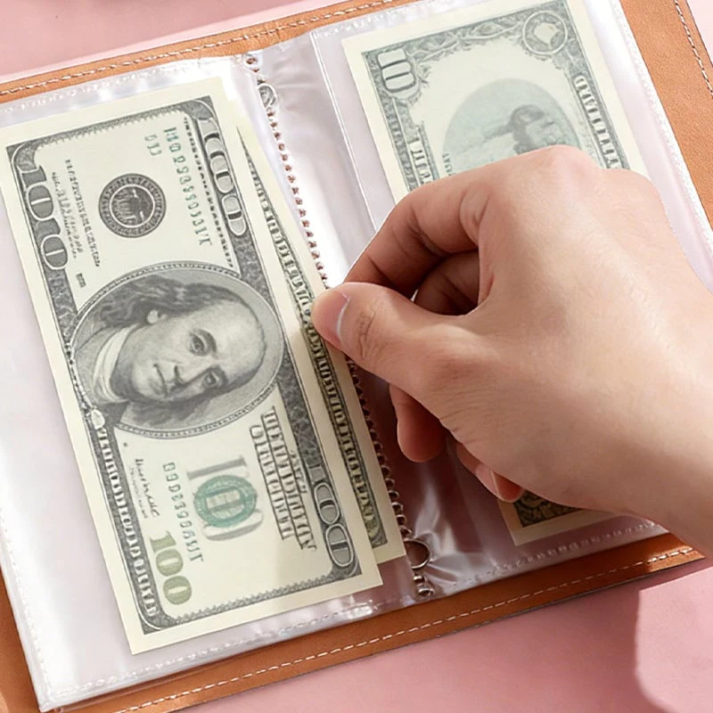 A6 Snap-Button Mirror Finish Savings Binder - Image 2