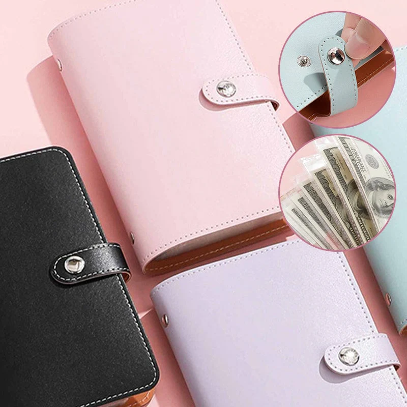A6 Snap-Button Mirror Finish Savings Binder - Image 8