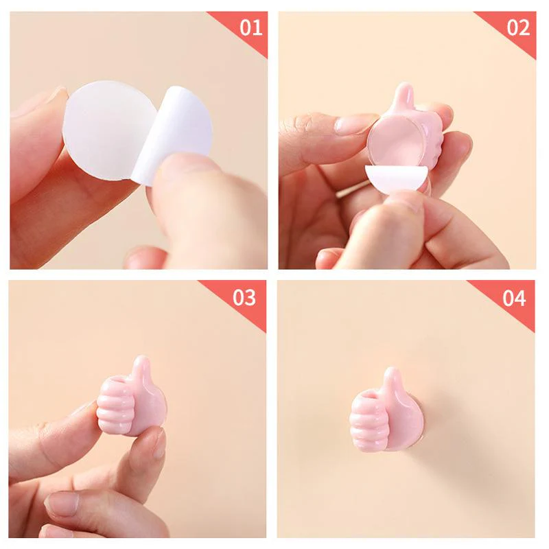Adhesive Small Hand Hook - Image 3