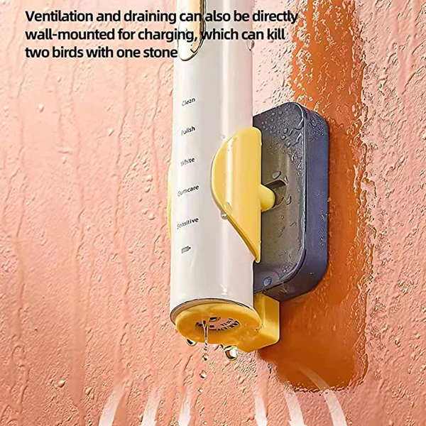 Adhesive Wall Mounted Electric Toothbrush Gravity Holder - Image 4