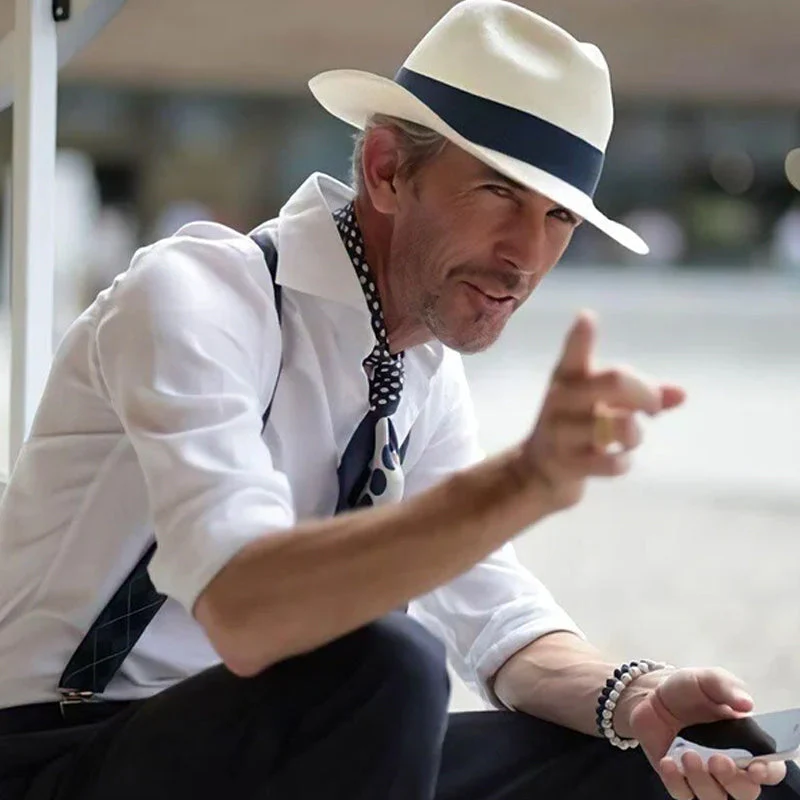 Adjustable Classic Panama Hat - Image 5