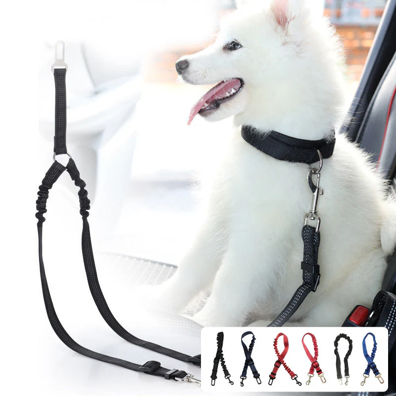Adjustable Elastic Dog Seat Belt - Image 10