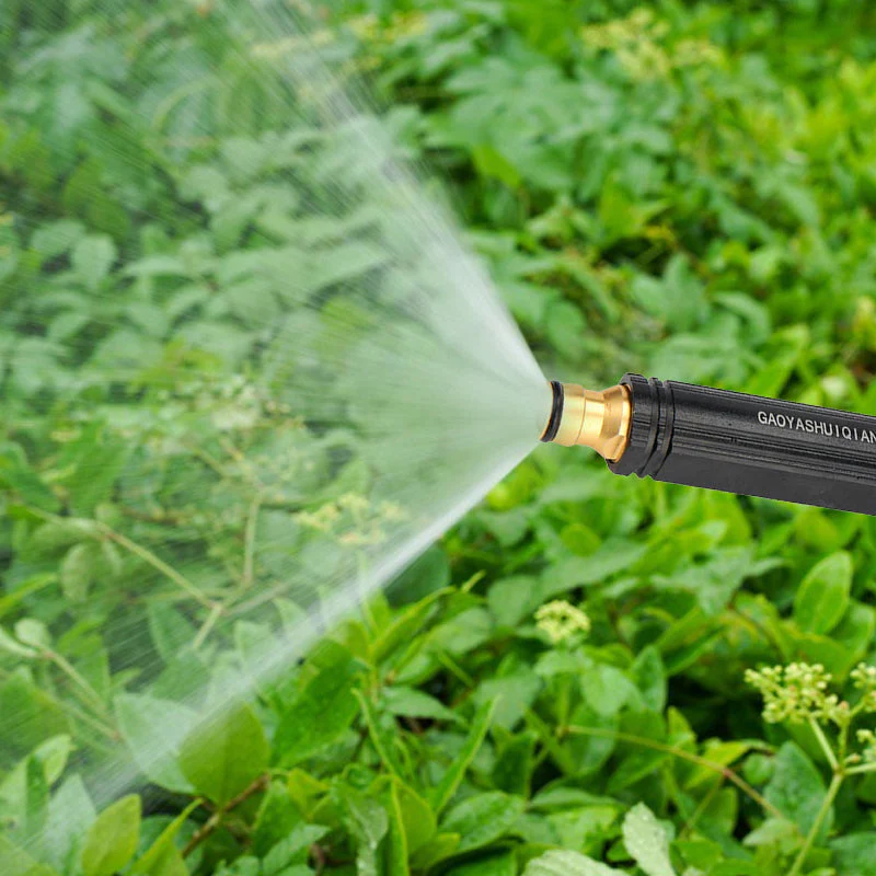 Adjustable Metal Nozzle Garden Hose Sprinkler - Image 5