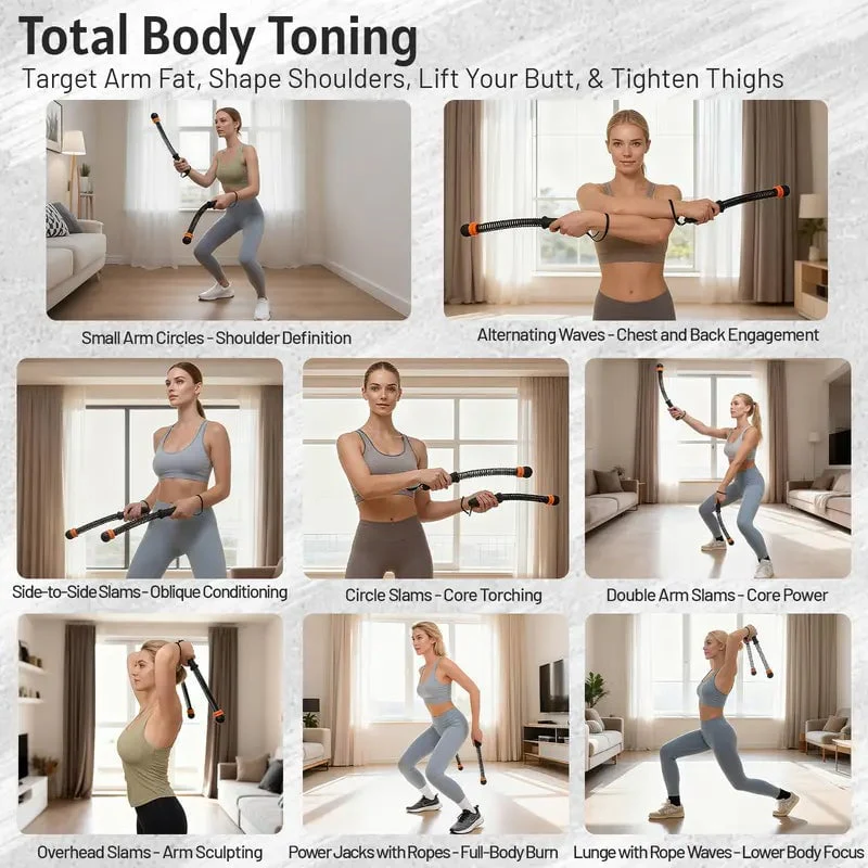 Adjustable Ropeless Battle Ropes Training - Image 9