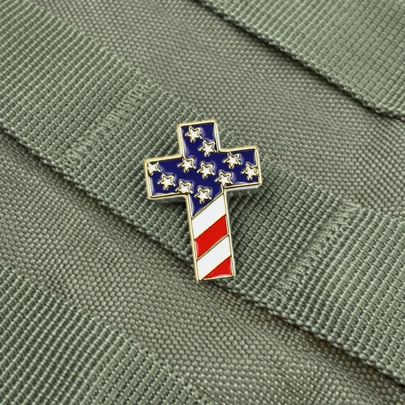 Adorable American Cross Pin - Image 6